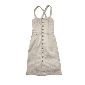 Women's - Free People Sheath Button Front Denim Dress, Size 0